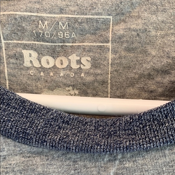 Roots Gray and Blue Long Sleeve Tee - Picture 2 of 3